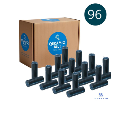 QeramiQ Blue Fresh Sticks - toiletsticks - doos - 96 stuks - blauw