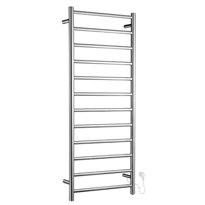 Smedbo Dry Handdoekradiator - 50x121.2x11.2cm - ophangen - RVS Gepolijst Edelstaal