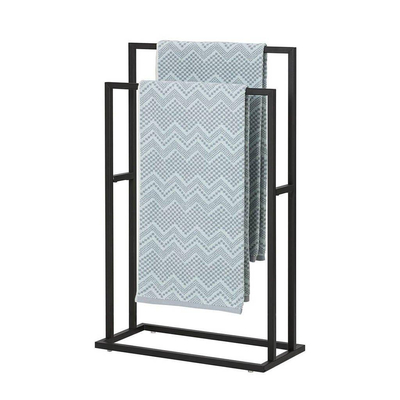 Sealskin Carre Handdoekrek vrijstaand 48x24x78.5cm Mat Zwart TWEEDEKANS