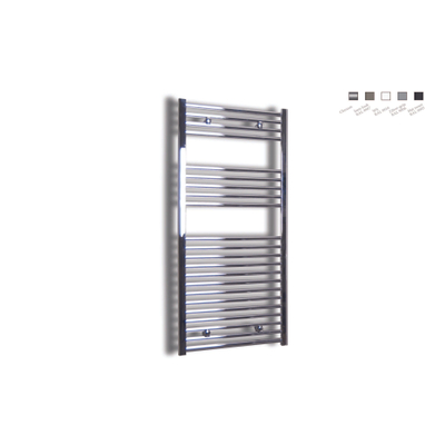 Sanicare recht designradiator 111.8x45cm chroom