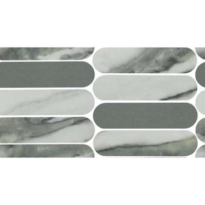 Douglas Jones Moods Mozaiektegel - 20X35cm - 9mm - gerectificeerd - Green/Salvia Glans