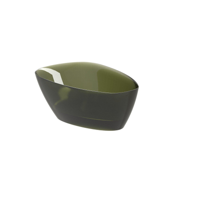 Riho Toledo vrijstaand bad - 158x110cm - solid surface - semi transparant - frosted forest