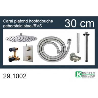 Wiesbaden one-pack inbouwthermostaatset rond type 203 GS (30cm)