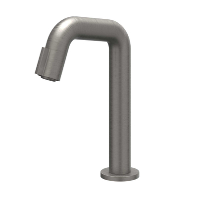 IVY Pact Fonteinkraan Contour - opbouw - laag - Geborsteld metal black PVD