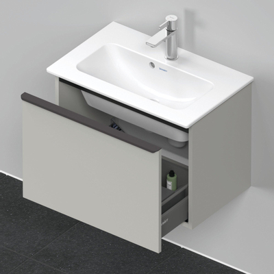 Duravit D-Neo wastafelonderkast 61x44x37.2cm 1 lade Betongrijs Mat