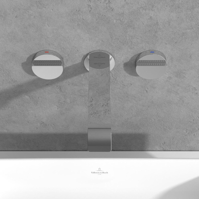 Villeroy & Boch Dawn Driegats wastafelkraan - chroom