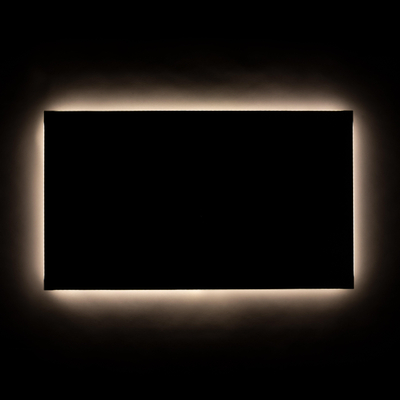 Adema Squared Badkamerspiegel - 120x70cm - indirecte LED verlichting - touch schakelaar - spiegelverwarming