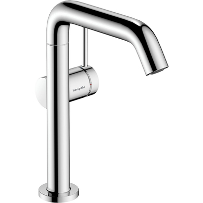 Hansgrohe Tecturis S Wastafelmengkraan - push to open waste - 15.4cm draaibare uitloop - chroom