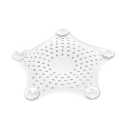 Umbra Starfish haarfilter 15x15x1cm Rubber Wit