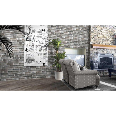 SAMPLE Keradom Argille Wandtegel 16x40cm 10mm porcellanato Cenere