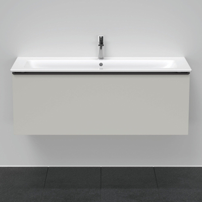 Duravit D-Neo wastafelonderkast 121x44x46.2cm 1 lade Betongrijs Mat