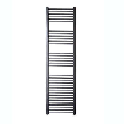 Sanicare design radiator recht 172 x 45 cm. gun metal