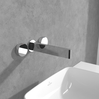 Villeroy & Boch Dawn Driegats wastafelkraan - chroom