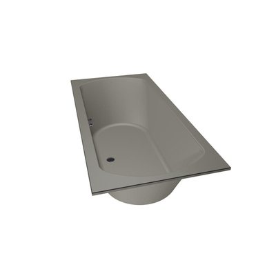 Xenz Lagoon ligbad - 190x90cm - met overloop - zonder afvoer - Acryl Cement Mat