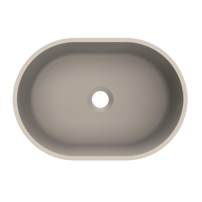 Arcqua Case waskom - ovaal - 40x28cm - mat klei