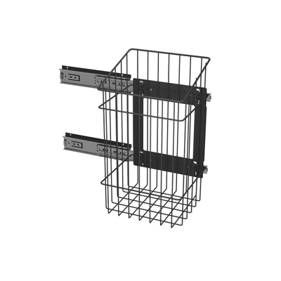 INK wasmand 26x26x46cm - uittrekbaar tbv hoge kast Antraciet