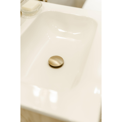 Fortifura Calvi klikwaste afvoerplug Geborsteld Messing PVD (Goud)