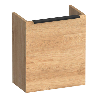 BRAUER Elevate fonteinkast 40 excl. opleggreep met 1 deur linksdraaiend Forest Tan