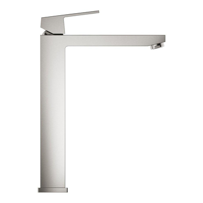 GROHE Eurocube waterbesparende wastafelkraan xl-size m. gladde body supersteel