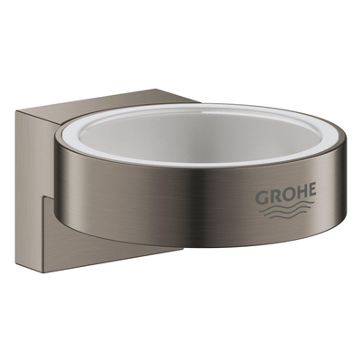 GROHE Selection Wandhouder - voor zeepdispenser/glas - brushed hard graphite