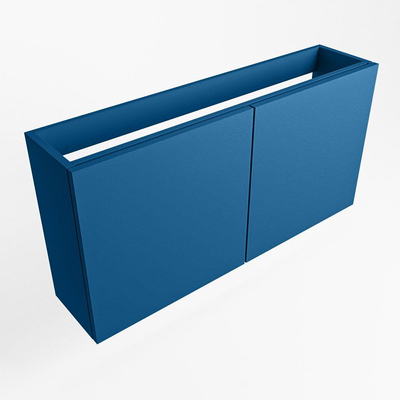 Mondiaz FOWY fonteinonderkast - 100x22x50cm - 2 deuren - push to open - softclose - Jeans