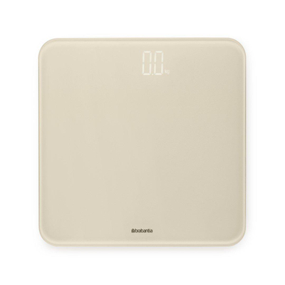 Brabantia ReNew Personenweegschaal - tot 180kg - batterijen - soft beige