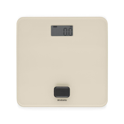 Brabantia ReNew Personenweegschaal Tot 150kg met dynamo Soft Beige