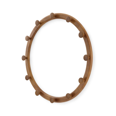 Umbra Slinka handdoekhaakjes 30x5x4cm met 12 haakjes set van 4 Essenhout Licht walnoot