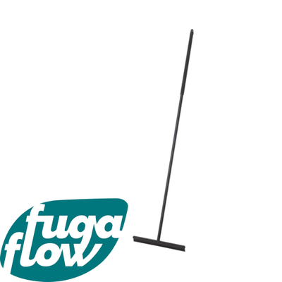 FugaFlow Efficiente Acces Vloerwisser - inclusief haak - mat zwart