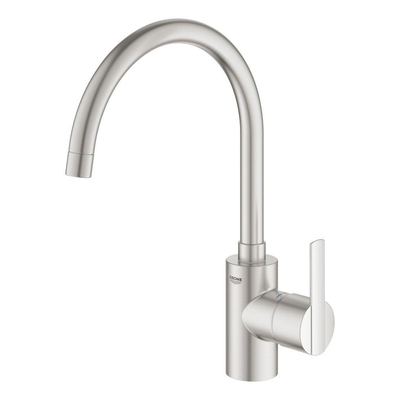 GROHE Feel Keukenkraan - hoog - supersteel geborsteld