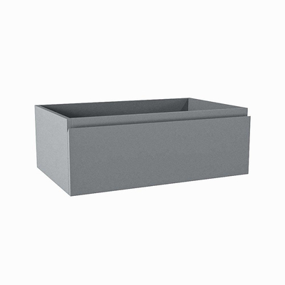 Mondiaz FOGE wastafelonderkast - 70x45x25cm - 1 lade - softclose - Plata