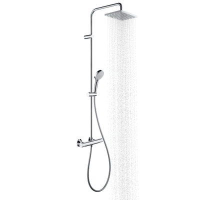 Hansgrohe Vernis Shape showerpipe met thermostaat mat zwart