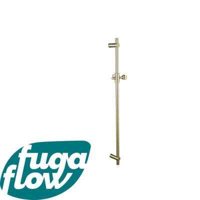 FugaFlow Eccelente Sobrado Badkamer Glijstang - 90cm - glijstuk - geborsteld messing PVD -