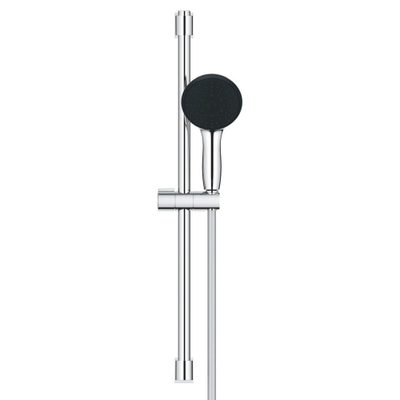 GROHE Vitalio Start 110 Glijstangset - 60cm - ronde handdouche - 3 straalsoorten - gladde doucheslang - chroom