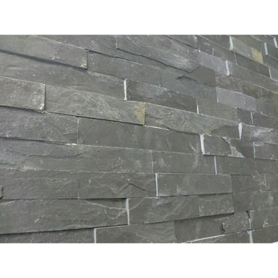 SAMPLE Kerabo Wandtegel Schiste flatface stonepanel antraciet slate Natuursteenlook Breukruw Antraciet