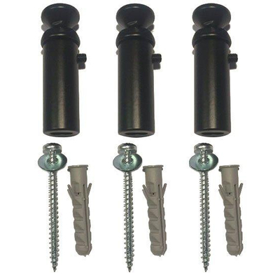 Wiesbaden Elara Bevestiging set tbv de 760/1185/1817 mat zwart OUTLETSTORE