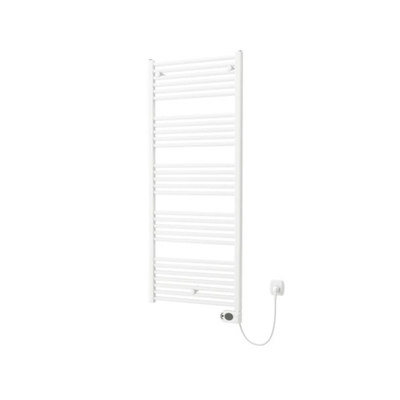 Plieger Elba Electrical elektrische designradiator - 1462X500mm - met thermostaat - 700w - wit