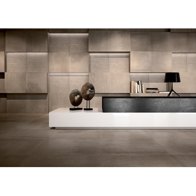 Fap Ceramiche Maku wand- en vloertegel - 80x80cm - gerectificeerd - Natuursteen look - Nut mat (bruin)