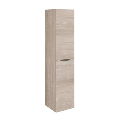 Crosswater Glide II Badkamerkast - 35x35x160cm - greeploos - nordic oak