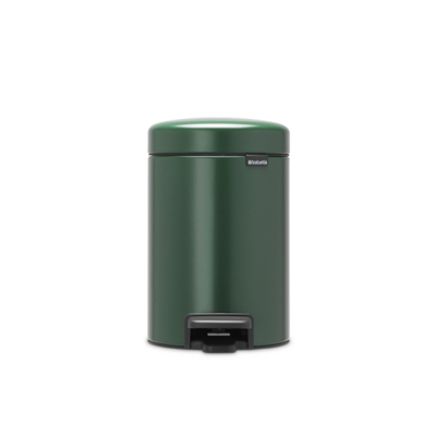 Brabantia NewIcon pedaalemmer 3 liter met kunststof binnenemmer Pine Green