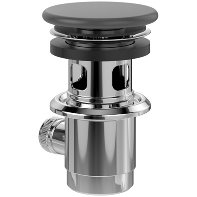 Villeroy & Boch Toebehoren Afsluitbare afvoerplug - 13.8 x 25.5 x 7.5 cm - Graphite