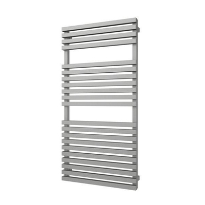 Plieger Lugo designradiator horizontaal 1182x600mm 748W parelgrijs (pearl grey)