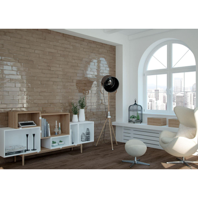 SAMPLE Cifre Cerámica Wandtegel Alchimia Moka Vintage Glans Bruin