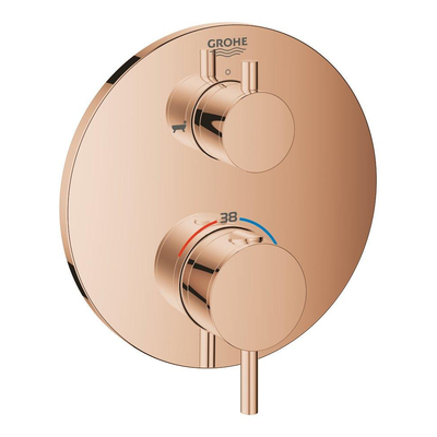 GROHE Atrio inbouw mengkraan thermostatisch met omstel warm sunset