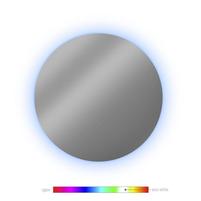 Looox Cm line CM line Spiegel - 60cm - rond - met RGBW-Led verlichting