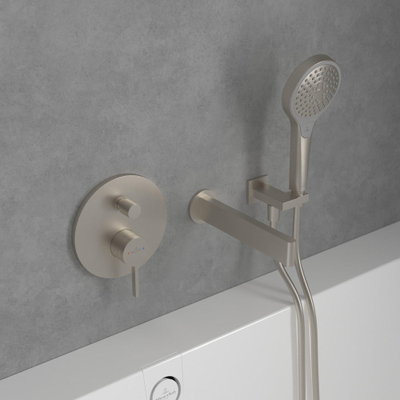 Villeroy & Boch Dawn Eengreeps inbouwkraan - Matt Brushed Nickel (RVS)