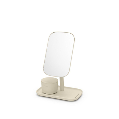 Brabantia ReNew Spiegel - staand - accessoire schaal - soft beige