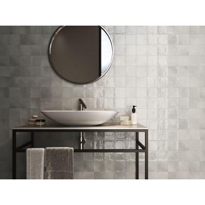 SAMPLE Cifre Cerámica Wandtegel Zellige Grey Vintage Glans Grijs