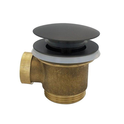 Wiesbaden Caral clickwaste afvoerplug vrijstaand bad 1 1/2" gunmetal