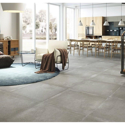 Baldocer Ceramica Grafton wand- en vloertegel - 120x120cm - 10mm - Vierkant - gerectificeerd - Betonlook - Grijs mat